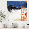 "Midnight Rise Ii" Canvas Framed Black 20x20 Wall Art