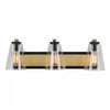 Treviso Black & Brass 1-Light Bathroom Sconce