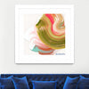 "Night On The Town" Matted and Framed White 30x30 Wall Art