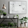 "Parkour" Canvas Framed Black 32x24 Wall Art