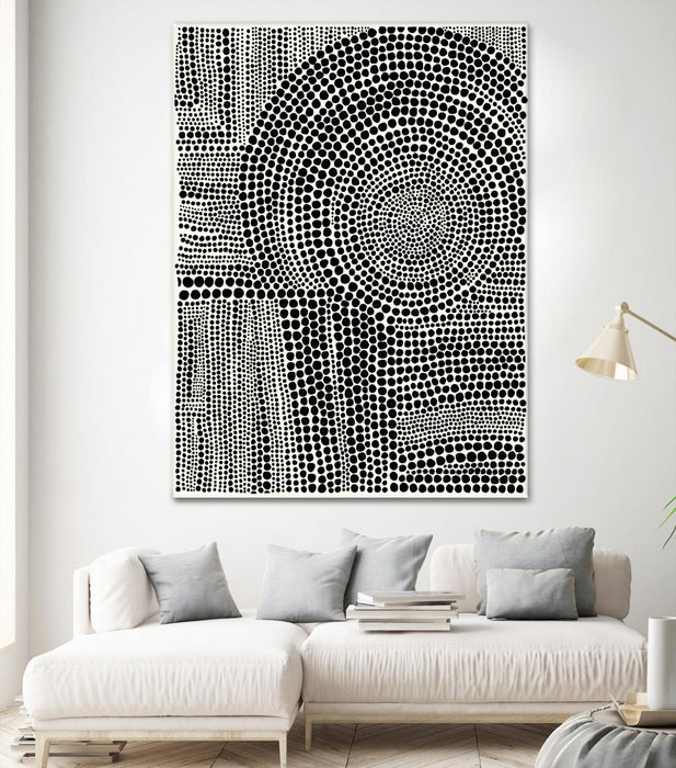 \"Clustered Dots B\" Giant Art 72x54 Wall Art