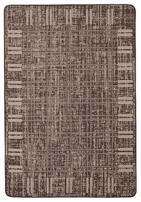 Joni Chocolate Area Rug - 3'3\" X 4'7\" 