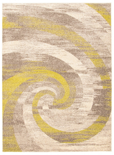 Korra Ivory / Green 7'10" x 10'2" Area Rug