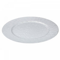 Charger Plate Stars Silver 13