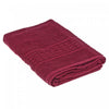 Basketweave Bath Towel 27 x 50 Burgundy - Set of 2 Towels|Serviette de bain nattée bourgogne 27 x 50 - ensemble de 2 serviettes