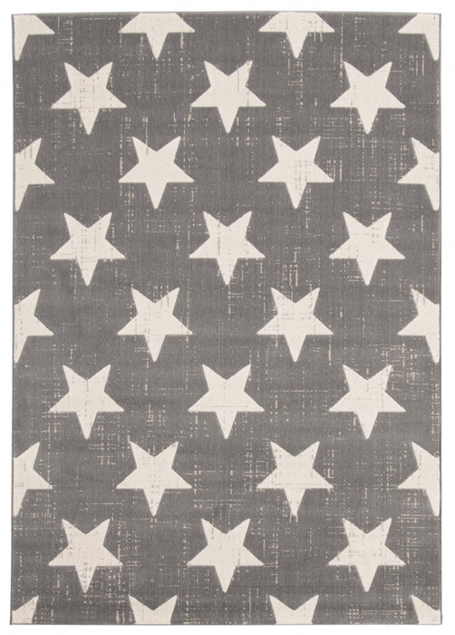 Ira Grey 4'7\" x 6'7\" Area Rug