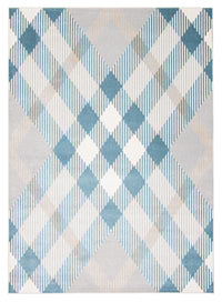 Kors Grey Machine Washable Area Rug - 6'0