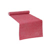 Chambray Ribbed Table Runner Red - Set of 2|Chemin de table rouge en chambray côtelé - ensemble de 2