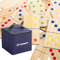 TRIUMPH 28-Piece Pine Lawn Domino Set