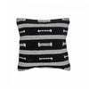 Cotton Handwoven Cushion Staple - Set of 2 Cushions|Coussin en coton tissé à la main à motif d’agrafes - ensemble de 2 coussins
