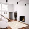 August Geod White-Tan 5'3" x 7'3" Area Rug