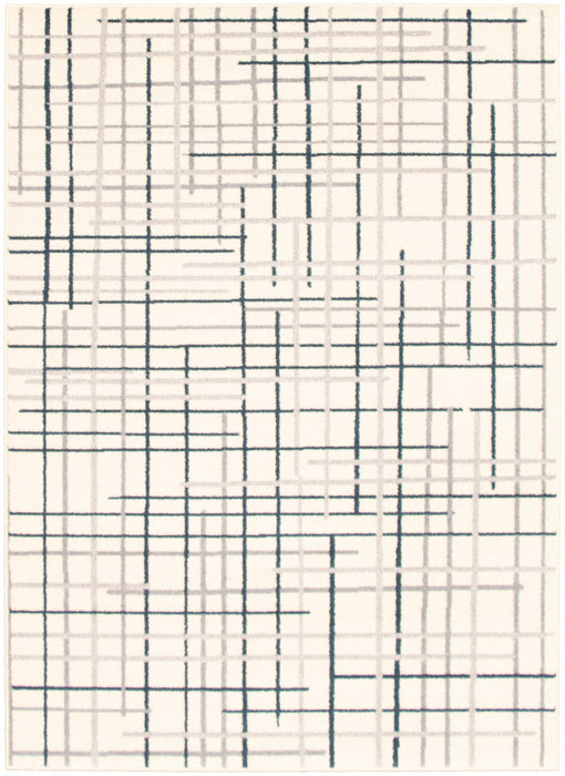 Taite Cream-Prol Area Rug - 3'11\" x 5'7\"