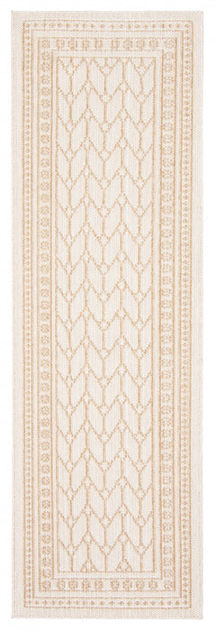 Thandazile Taupe Area Rug - 2'6\" x 8'0\"