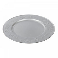 Charger Plate Ivy Silver Dinnerware