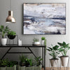 "Outline" Canvas Framed Black 40x30 Wall Art
