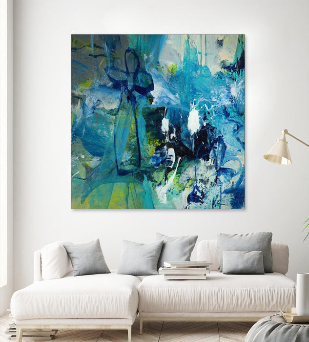 \"Abstract Flower\" Giant Art 72x72 Wall Art
