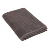 Basketweave Bath Towel 30 x 60 Charcoal Grey - Set of 2 Towels|Serviette de bain nattée gris anthracite 30 x 60 - ensemble de 2 serviettes