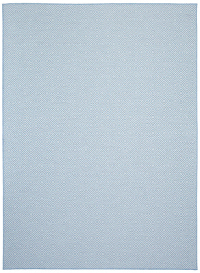 Neisha Diamond Light Blue Rug 6'7" X 9'6" Area Rug