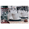 Plastic Placemat Coffee Break - Set of 12|Napperon en plastique d’inspiration « Pause-café » - ensemble de 12