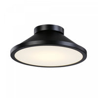 Lucida Black Integrated LED Flush Mount