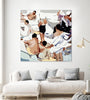 "Tammy & Greg's Pool Party" Giant Art 54x54 Wall Art