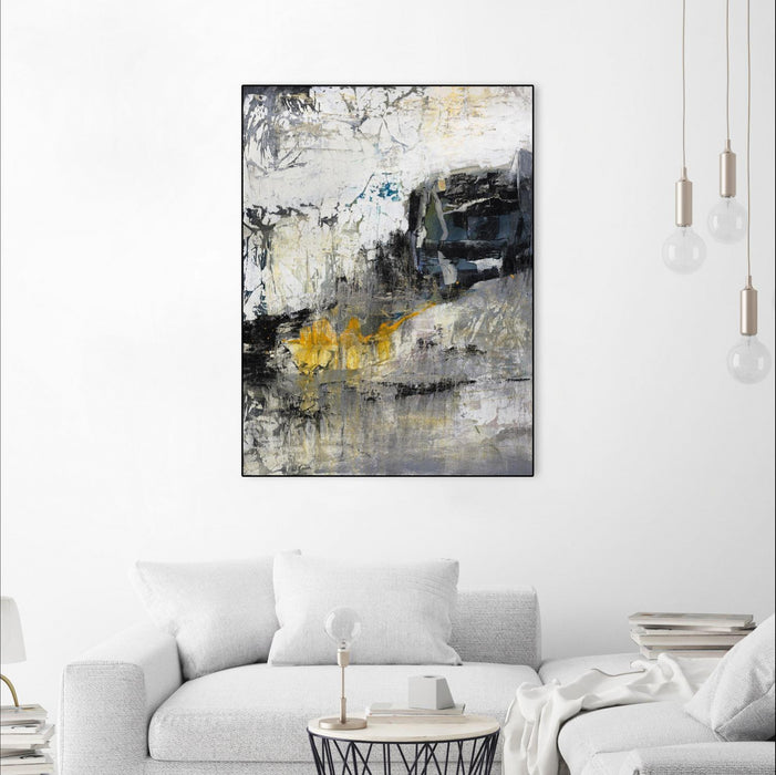 \"The Hike\" Canvas Framed Black 18x24 Wall Art