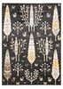 Pine Black Machine Washable Area Rug - 8'0" x 10'0"