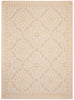 Neisha Traditional Gold Rug 6'7" X 9'6" Area Rug