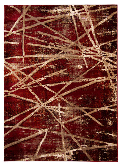 Cherokee Red Area Rug - 5'3" X 7'3" 
