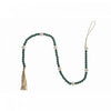Dual Wood Bead Garland Green Christmas Ornaments|Guirlande de Noël double verte avec perles en bois
