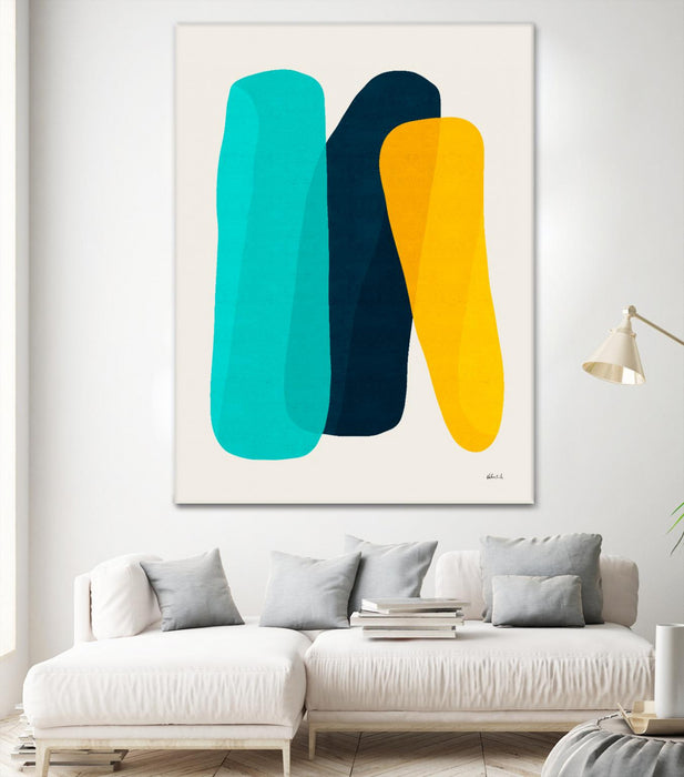 \"Abstract V\" Giant Art 72x54 Wall Art