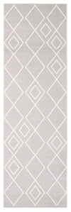 Kenza Grey Machine Washable Area Rug - 2'6\" x 8'0\"