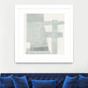 "Orien" Matted and Framed White 30x30 Wall Art