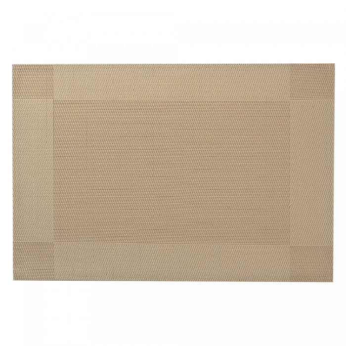 Vinyl Placemat Classic Natural - Set of 12