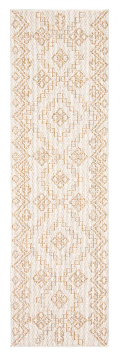 Panacea Taupe Area Rug - 2'6" x 12'0"