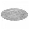 Charger Plate Trinity Silver 13" - Set of 6 Dinnerware|Assiette de présentation de 13 po argentée ornée de triangles - ensemble de 6
