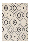 Gael Ivory Shag 3'11\" x 6'0\" Area Rug