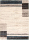 Aya Ivory-Blue Area Rug - 7'10\" x 10'2\"