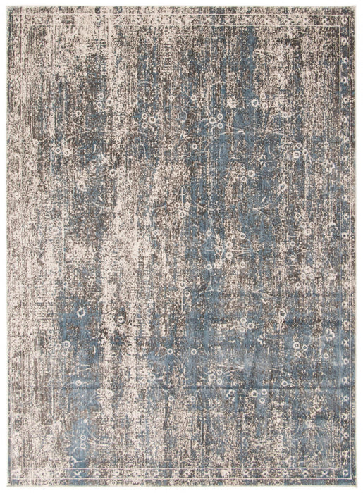 Dayna Blue, Grey Rug 3'11\" X 5'11\" Area Rug