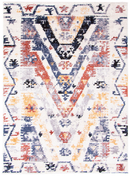 Paloma Quashqai White Area Rug - 3'11\" x 5'11\"