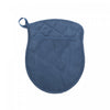 Quilted Potholder with Pocket Blue - Set of 4|Poignée piquée bleue avec pochette - ensemble de 4