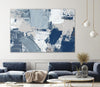"Blue Combo" Giant Art 84x54 Wall Art
