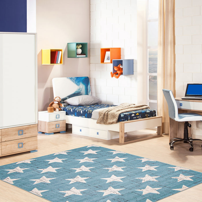 Ira Aqua 3'11\" x 5'7\" Area Rug