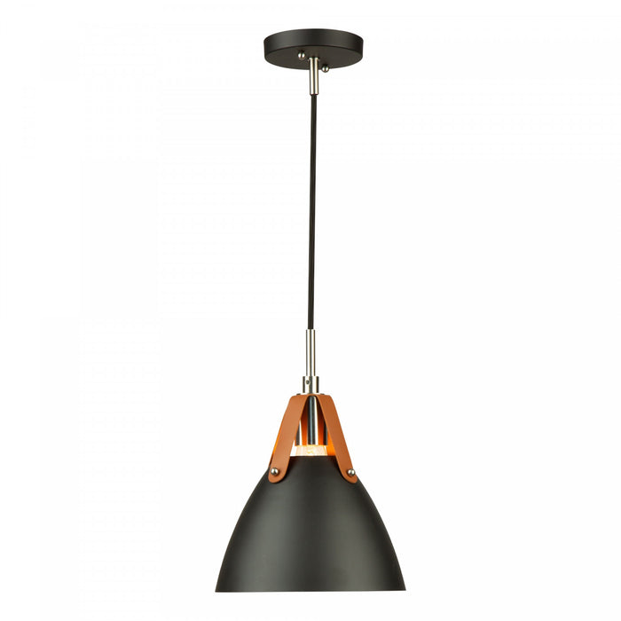 Tote 1-Light Black Pendant II
