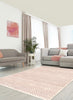 Electra Silver-Rose Area Rug - 5'3" x 7'3"