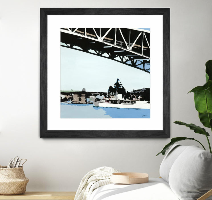 \"To The Cut\" Matted and Framed Black 36x36 Wall Art