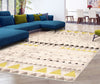 Raja Ivory-Green Area Rug - 7'10" x 10'2"