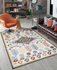 Gypsy Grey Machine Washable Area Rug - 5'0" x 7'0"