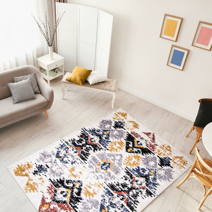 Paloma Kashkuli White Area Rug - 8'0\" x 10'0\"
