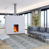 Kecia Navy/cream 3'11" X 5'11" Area Rug